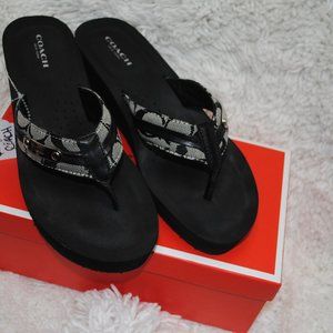 Coach Flip/Flops Like New Size 8.5B
